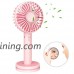 Votones Personal Mini Fan  Portable Handheld Electric Rechargeable Fan  Small Quiet Silent Fan with USB Foldable Handle Desktop for Home  Office  Travel  Camping and Beach-Pink - B07F9RNM9P